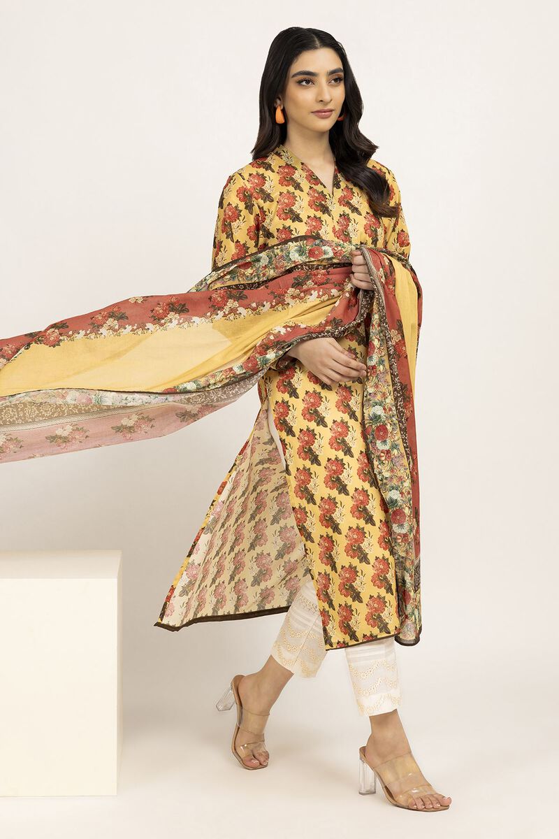 Lawn | Printed | Fabrics 2 Piece | Top Dupatta | null