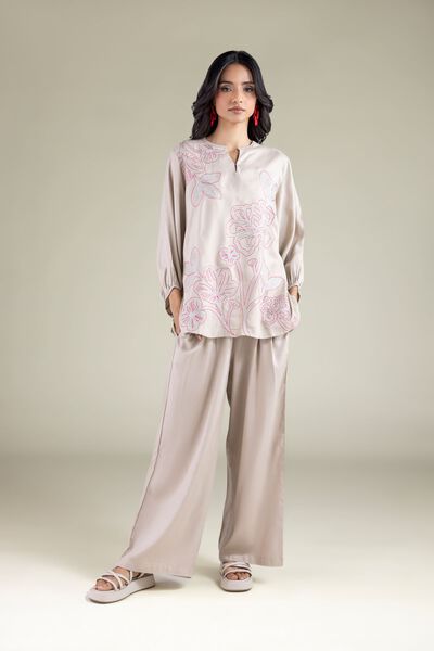 Embroidered | Viscose | Trousers | AED 40.00