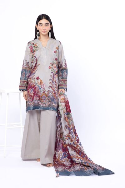 Printed | Jacquard | Fabrics 3 Piece | AED 180.00