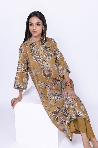 Printed | Cotton Karandi | Kurta | AED 36.00