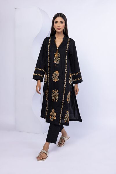 Embroidered | Crosshatch Poplin | Kurta | AED 160.00