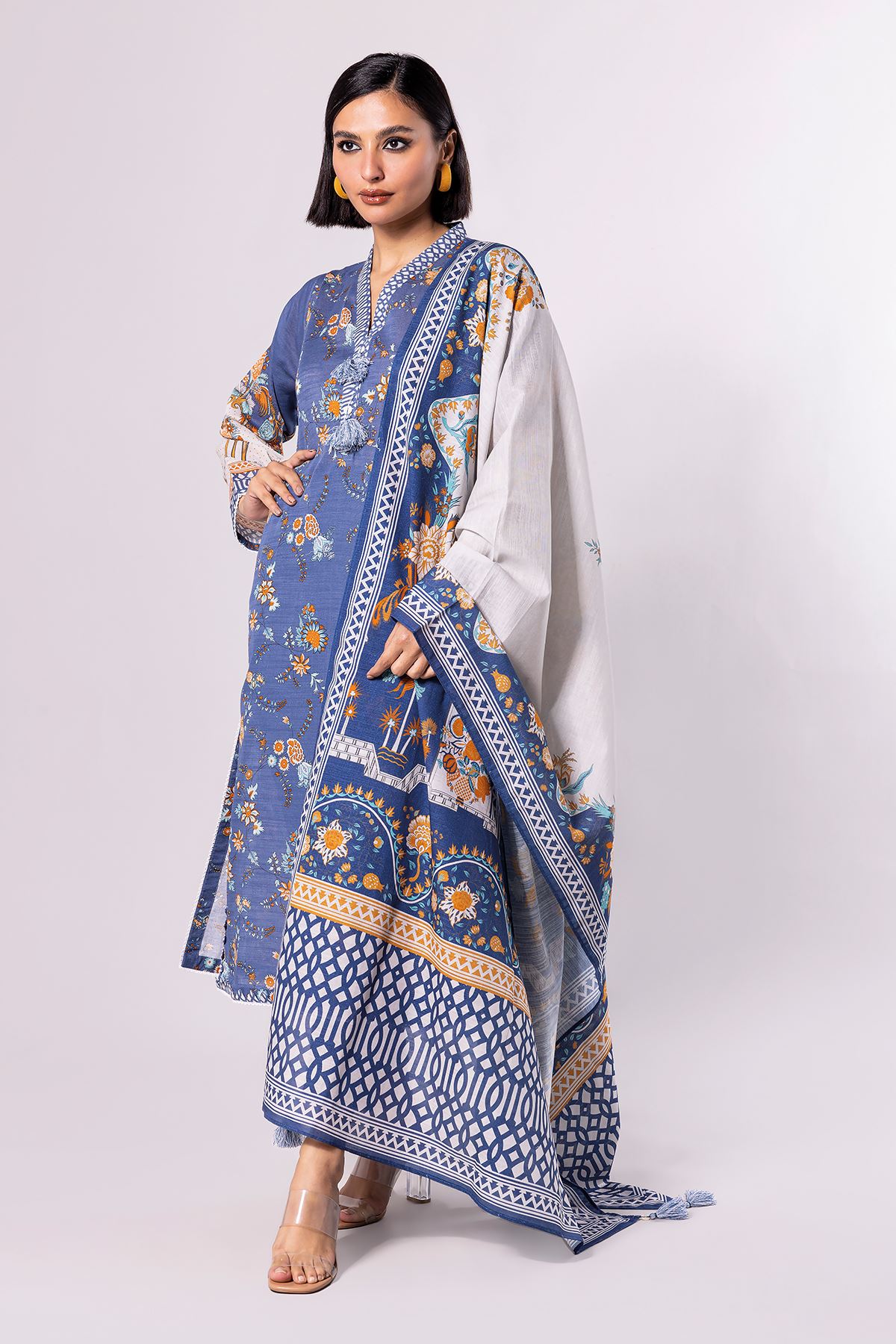 Buy Fabrics 3 Piece Suit | 33.00 AED | 1001739442 | Khaadi United Arab ...