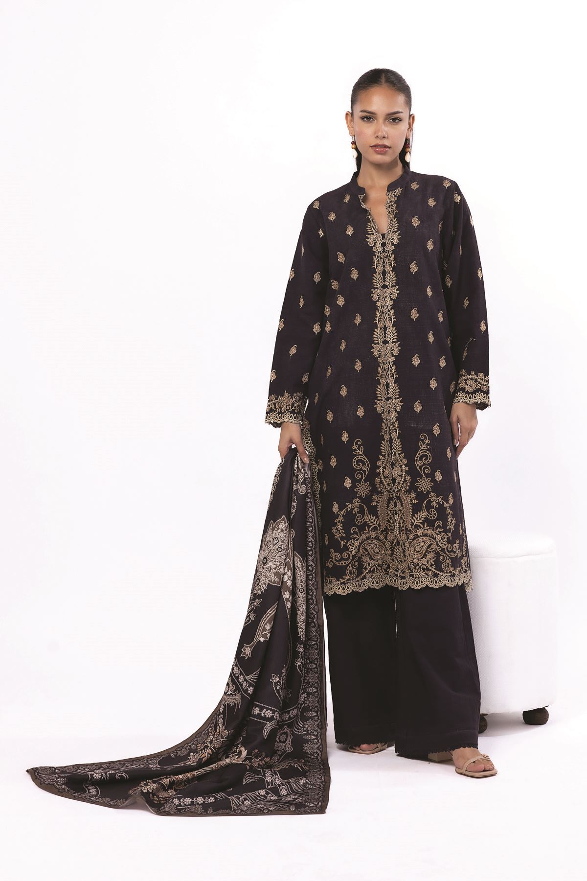 Buy Fabrics 3 Piece | 0.0 N/A | KN72A-VG_MULTI | Khaadi United