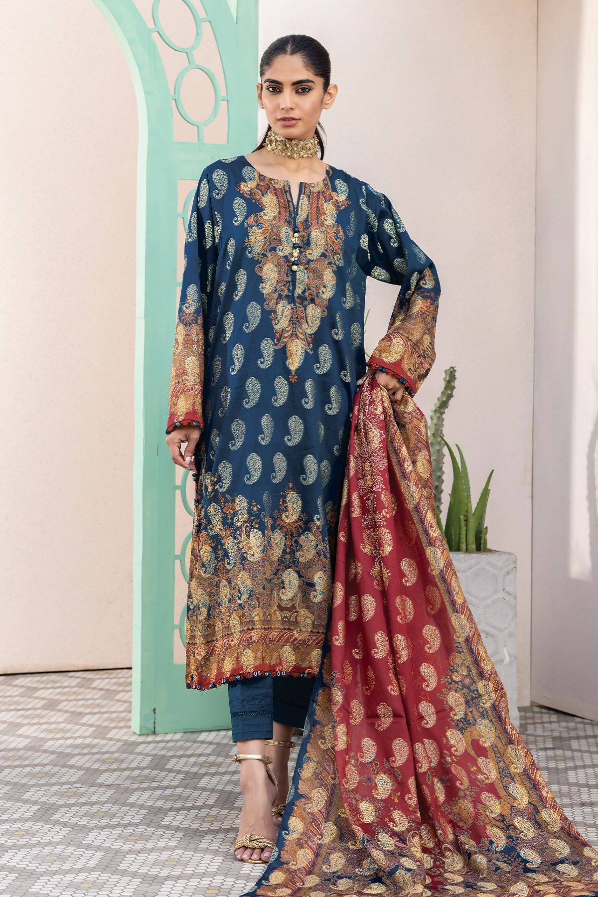 Buy Fabrics 3 Piece | 160.00 AED | 1001797552 | Khaadi United Arab Emirates