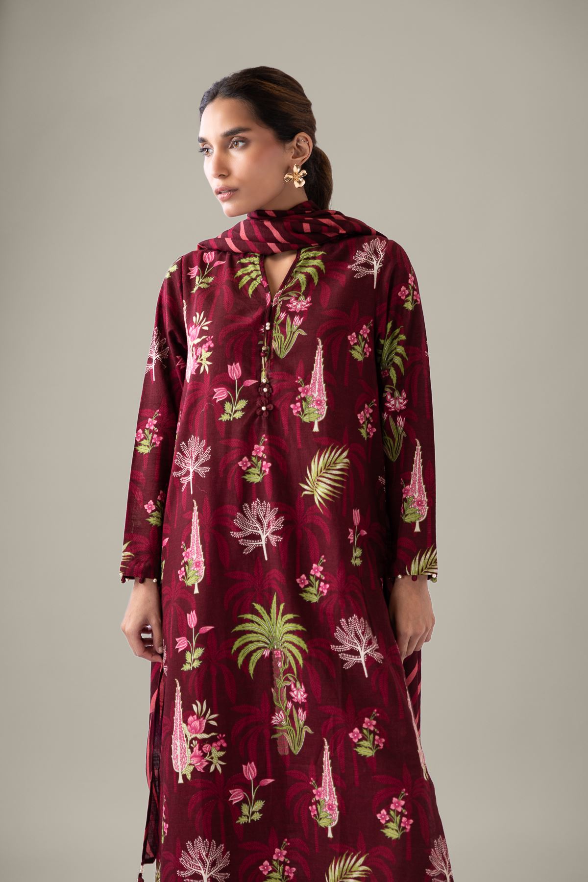 Buy Kurta | 0.0 N/A | 25-09-12E2-03TB-VG_MULTI | Khaadi United