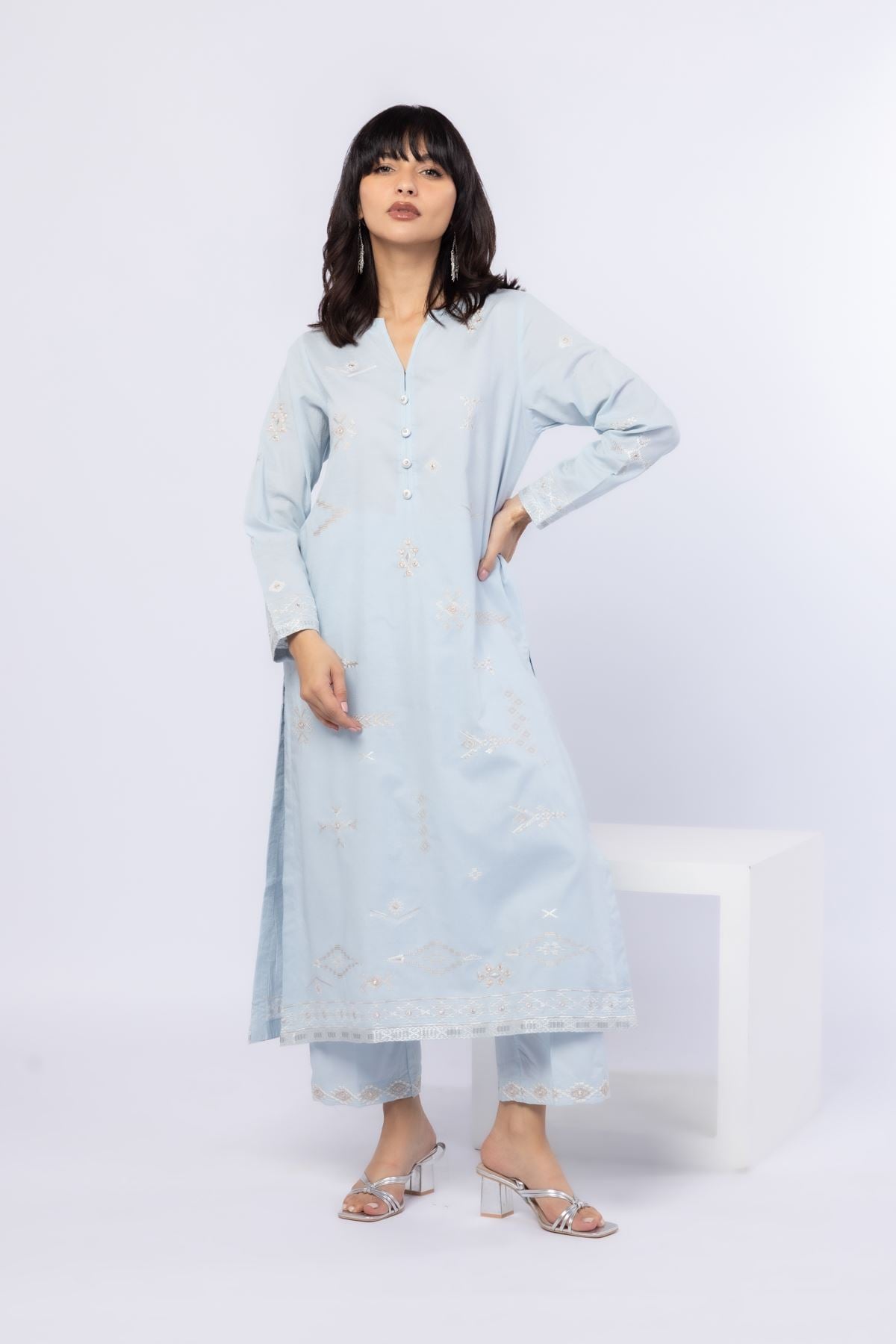 Buy Kurta | 0.0 N/A | 25-09-9S2-08TA-VG_MULTI | Khaadi United Arab
